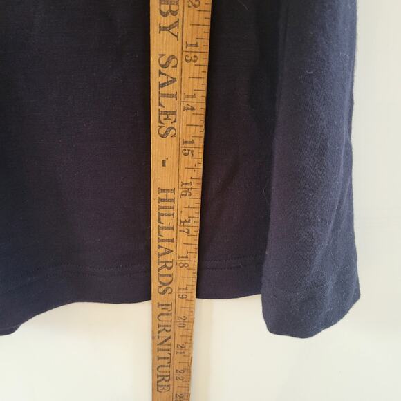 Free People Women Skirt Sz Small Petite Knit Dark Gray Mini A Line - Picture 3 of 5